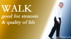 Pensacola Spinal Rehab Center encourages walking and guideline-recommended non-drug therapy for spinal stenosis, decrease of its pain, and improvement in walking.