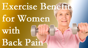 Pensacola Spinal Rehab Center shares new research about how beneficial exercise is, especially for older women with back pain. 