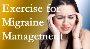 Pensacola Spinal Rehab Center incorporates exercise into the chiropractic treatment plan for migraine relief.