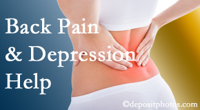 Pensacola depression related to chronic back pain often resolves with our chiropractic treatment plan’s Cox® Technic Flexion Distraction and Decompression.