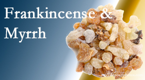 frankincense and myrrh picture for Pensacola anti-inflammatory, anti-tumor, antioxidant effects