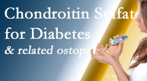 Pensacola Spinal Rehab Center presents new info on the benefits of chondroitin sulfate for diabetes management of its inflammatory and osteoporotic aspects.
