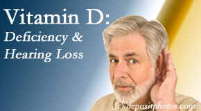 Pensacola Spinal Rehab Center presents new research about low vitamin D levels and hearing loss. 