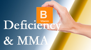 Pensacola Spinal Rehab Center knows B vitamin deficiencies and MMA levels may affect the brain and nervous system functions. 