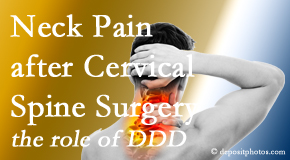 Pensacola Spinal Rehab Center offers gentle care for neck pain after neck surgery.