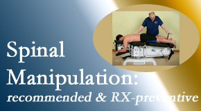 Pensacola Spinal Rehab Center provides recommended spinal manipulation which may help reduce the need for benzodiazepines.