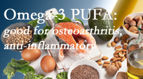 Pensacola Spinal Rehab Center treats pain – back pain, neck pain, extremity pain – often linked to the degenerative processes associated with osteoarthritis for which fatty oils – omega 3 PUFAs – help. 