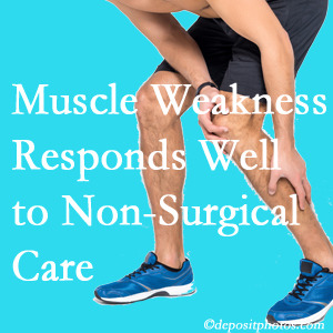  Pensacola chiropractic non-surgical care manytimes improves muscle weakness in back and leg pain patients.
