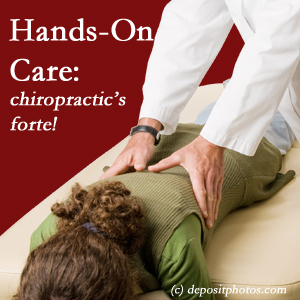 image of Pensacola chiropractic hands-on treatment
