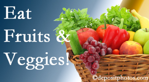 Pensacola Spinal Rehab Center urges Pensacola chiropractic patients to eat fruits and vegetables to reduce inflammation and potentially live longer.